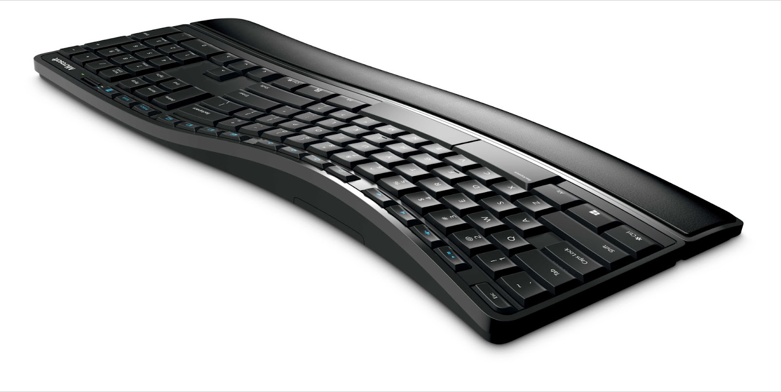 Microsoft, smukła klawiatura w eleganckiej czerni